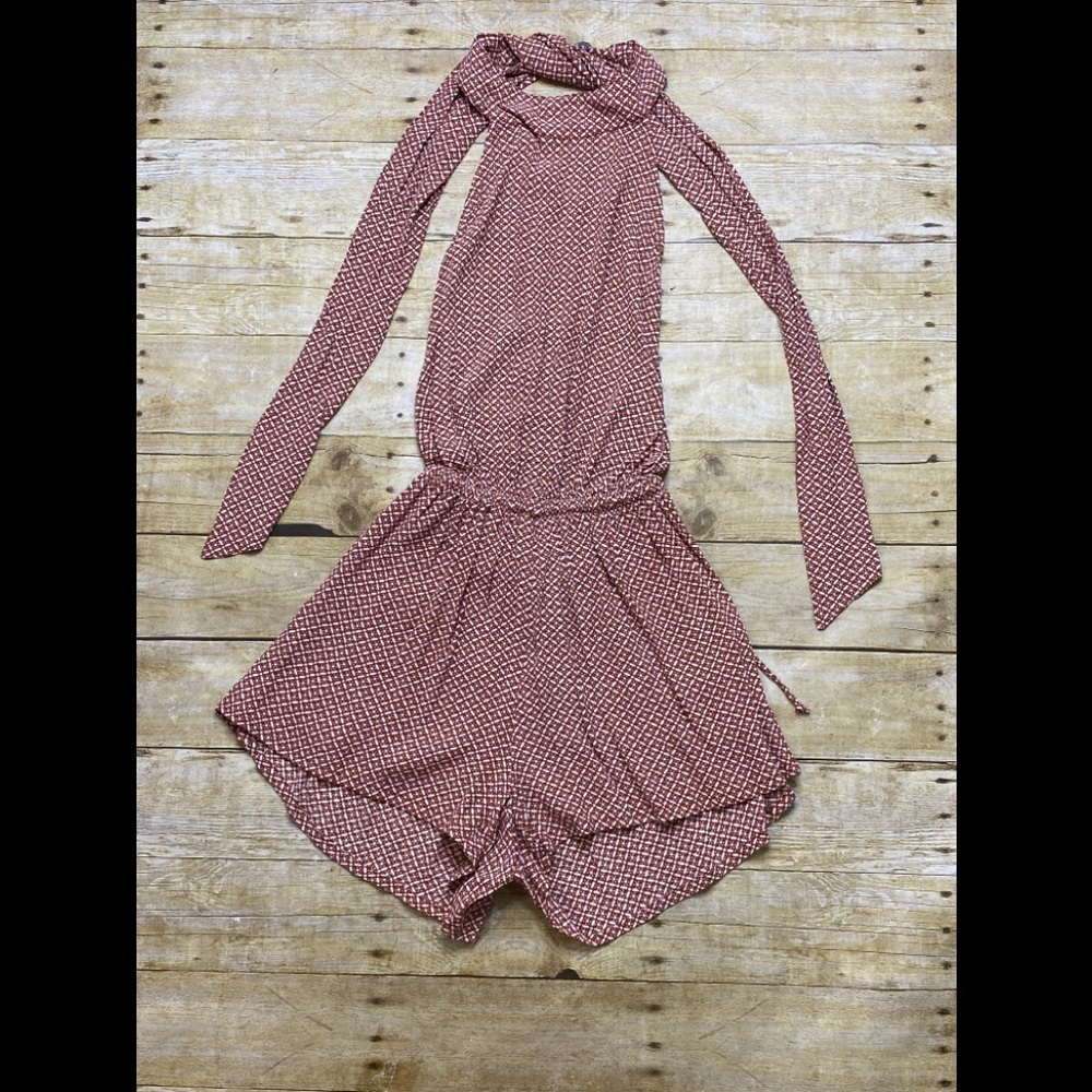 NWOT Faithful the Brand backless halter romper